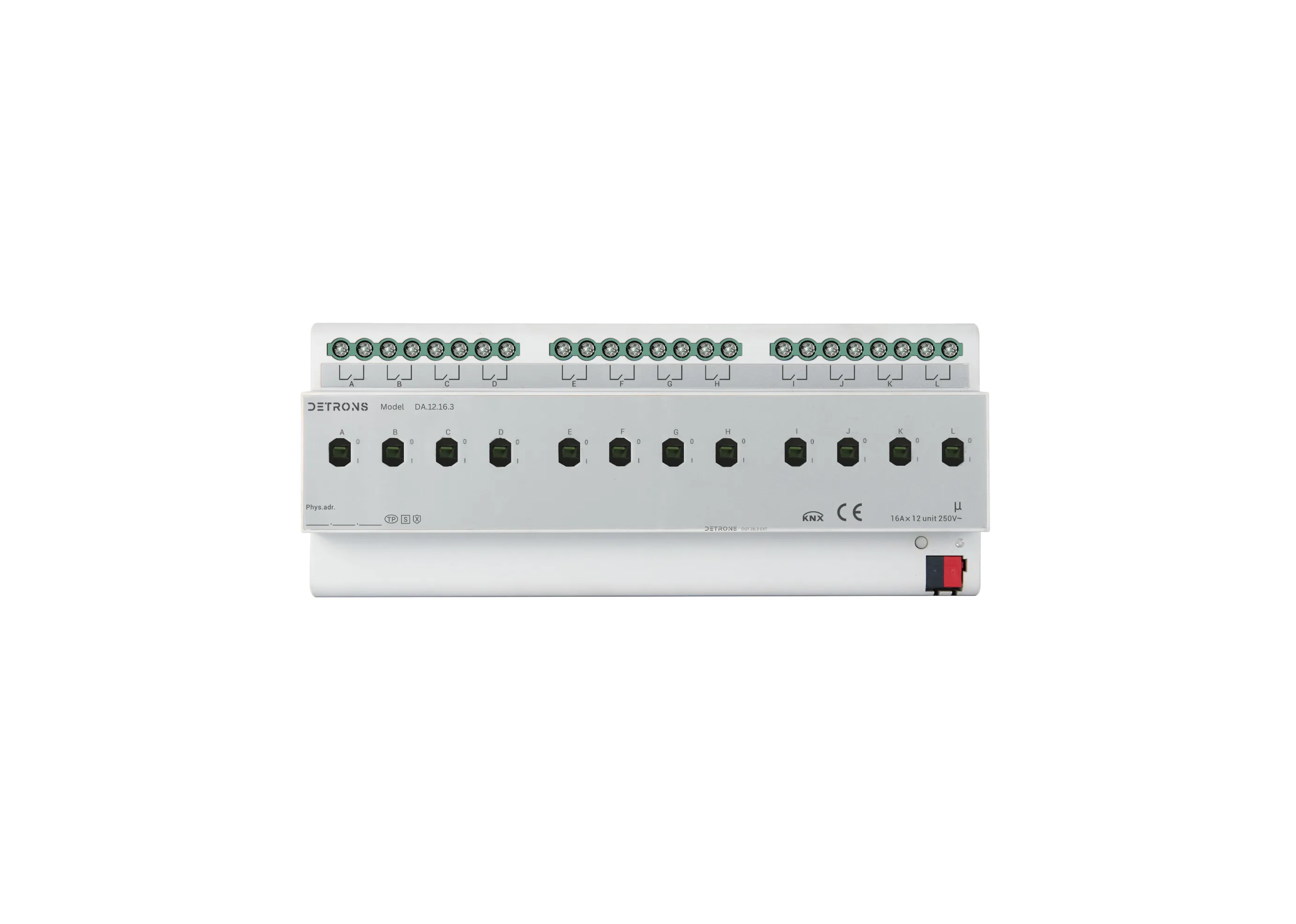 KNX Switch Actuator 12-Fold, 16A