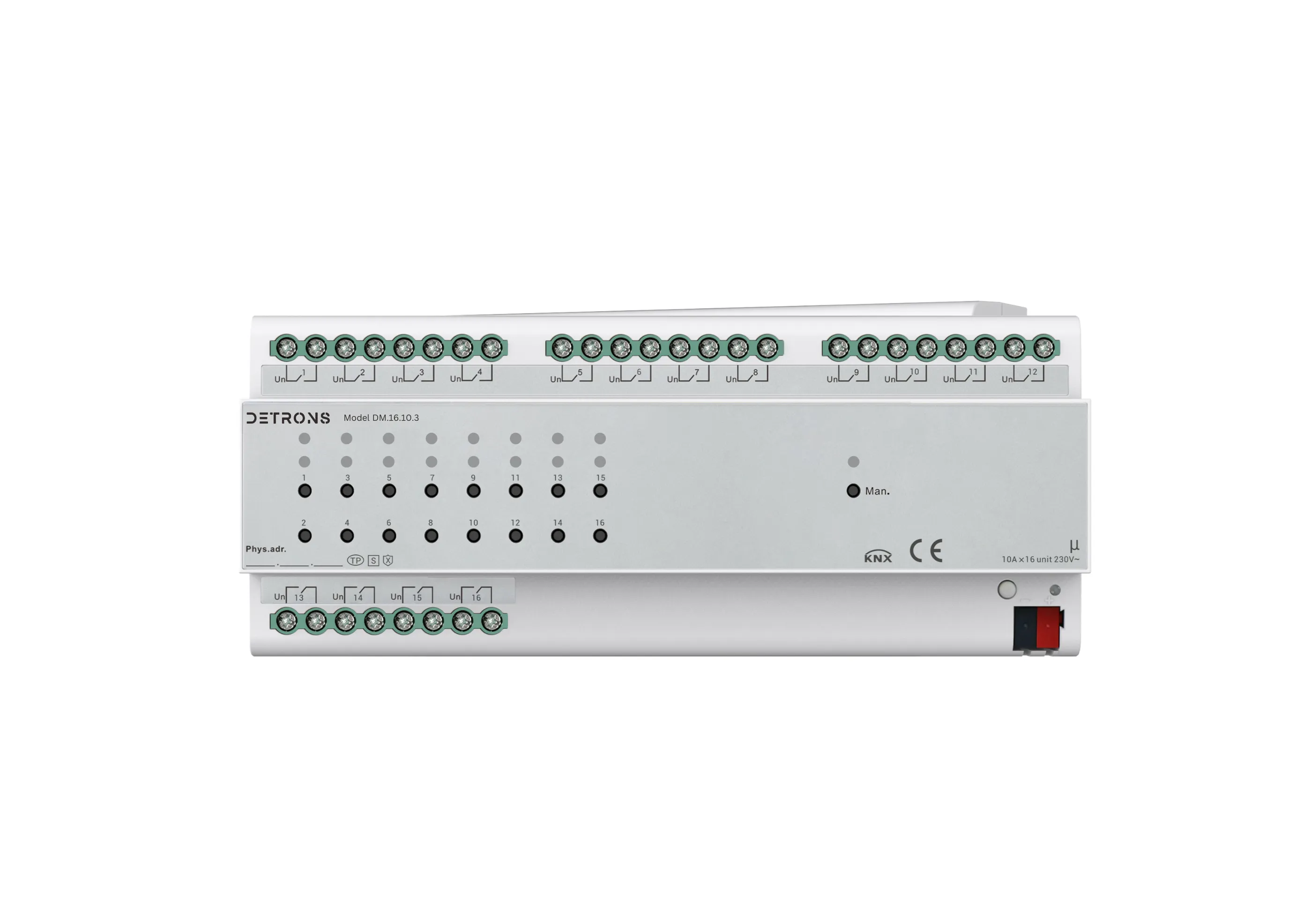 KNX 16-Fold Multi-function Actuator, 10A   (Normal/Secure)