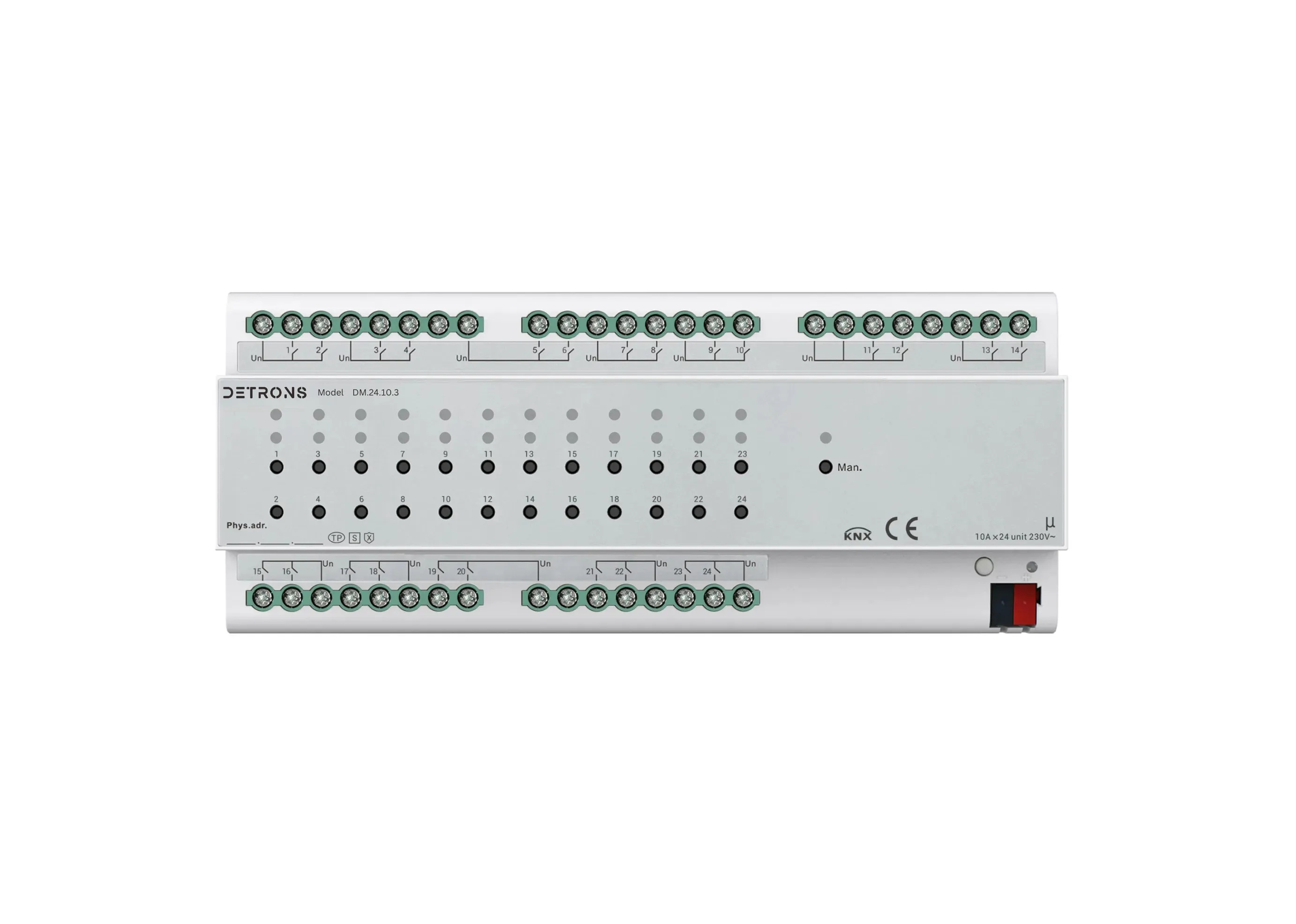 KNX 24-Fold Multi-function Actuator, 10A (Normal/Secure)