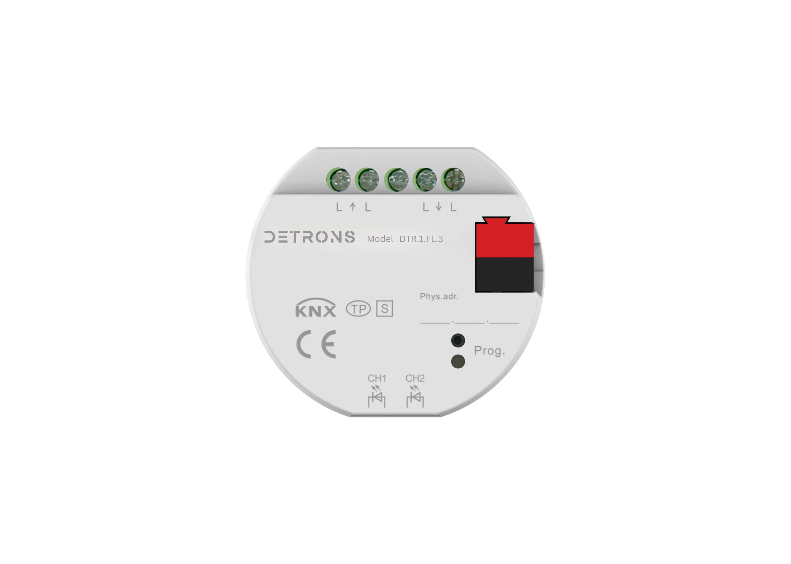 KNX IR Transmitter, Flush-mounted, 2-Fold