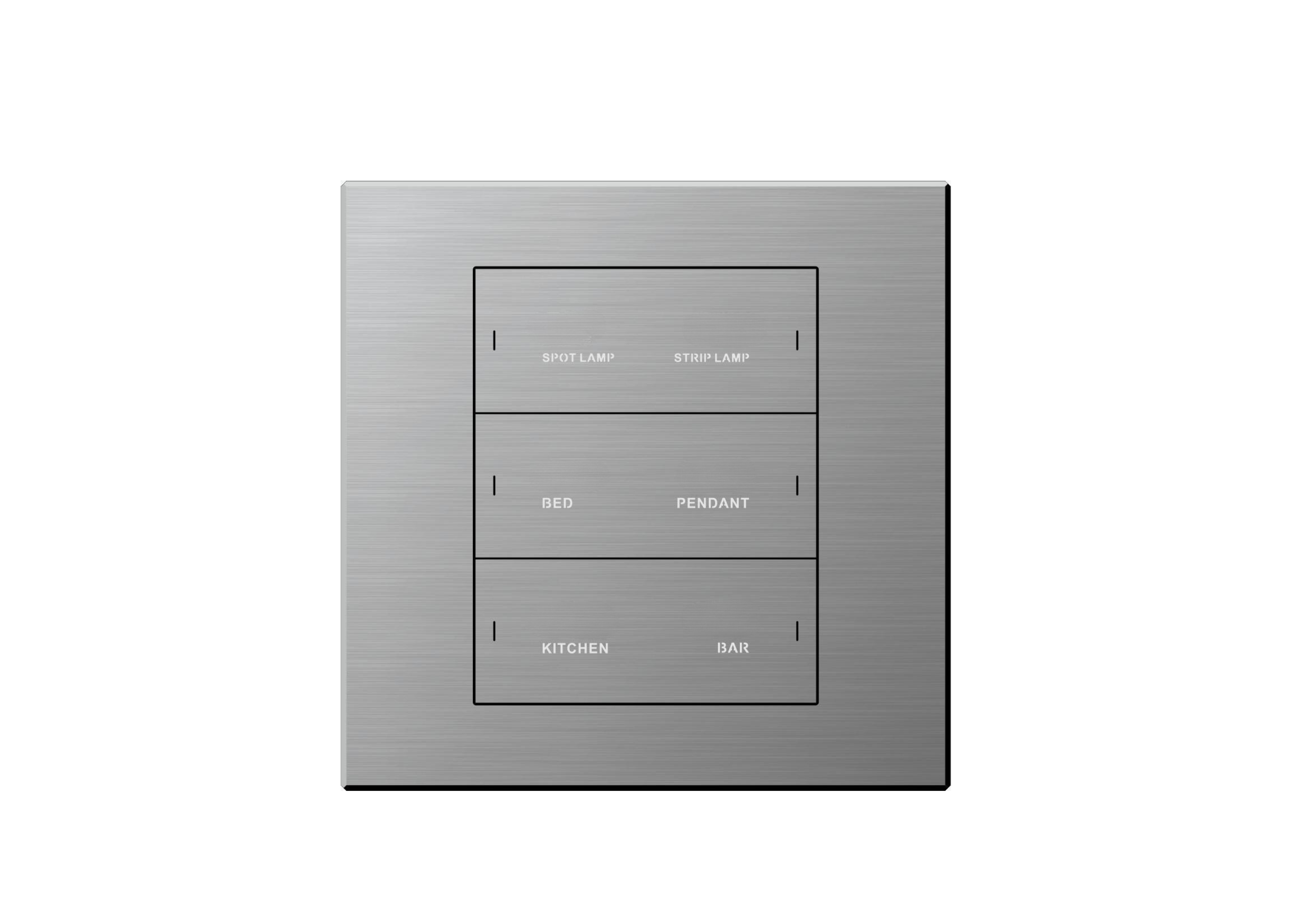 Titan - Six-button smart panel (KNX interface base)