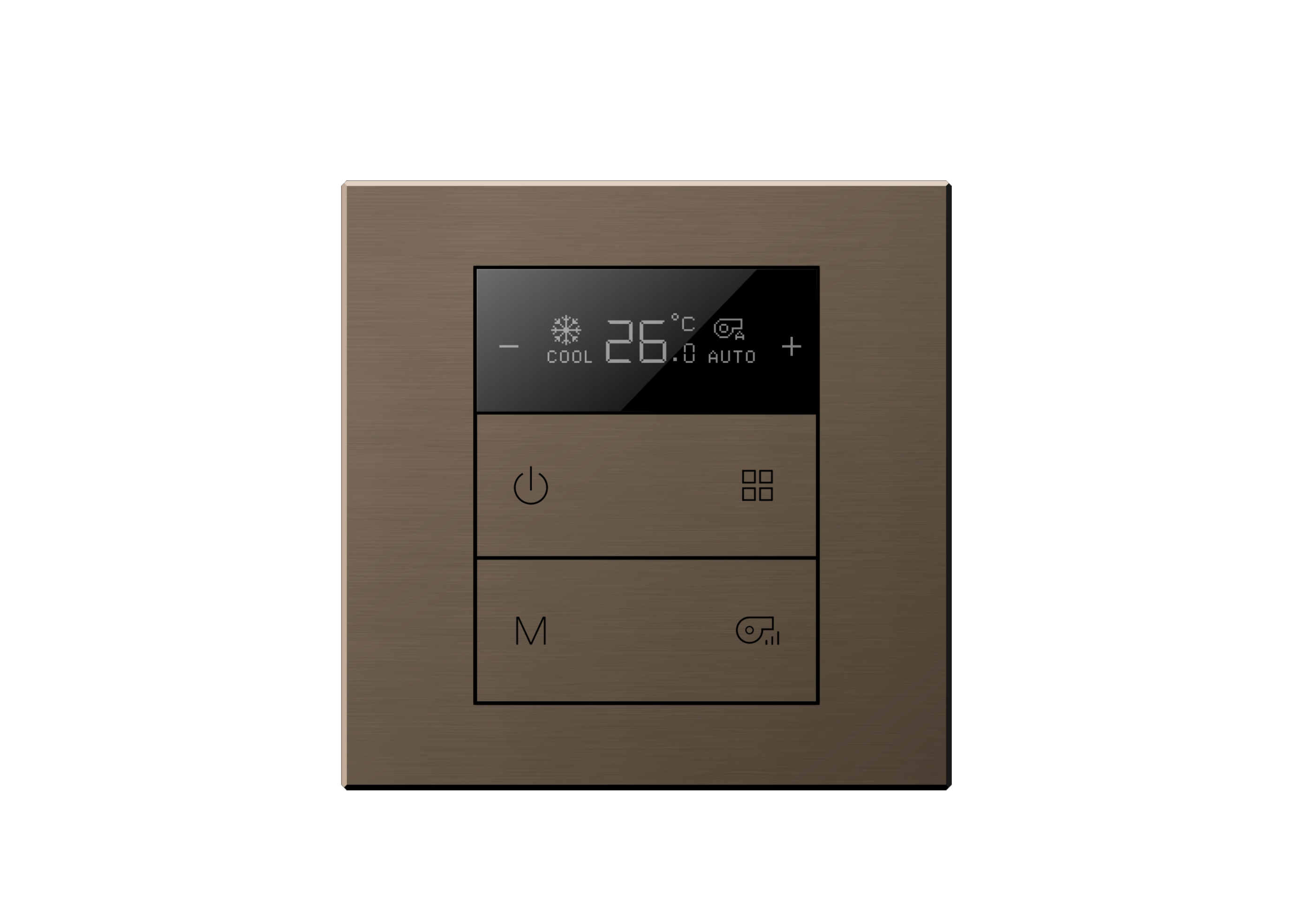 Titan - 1.3 Four-button air conditioner smart panel (KNX interface base)