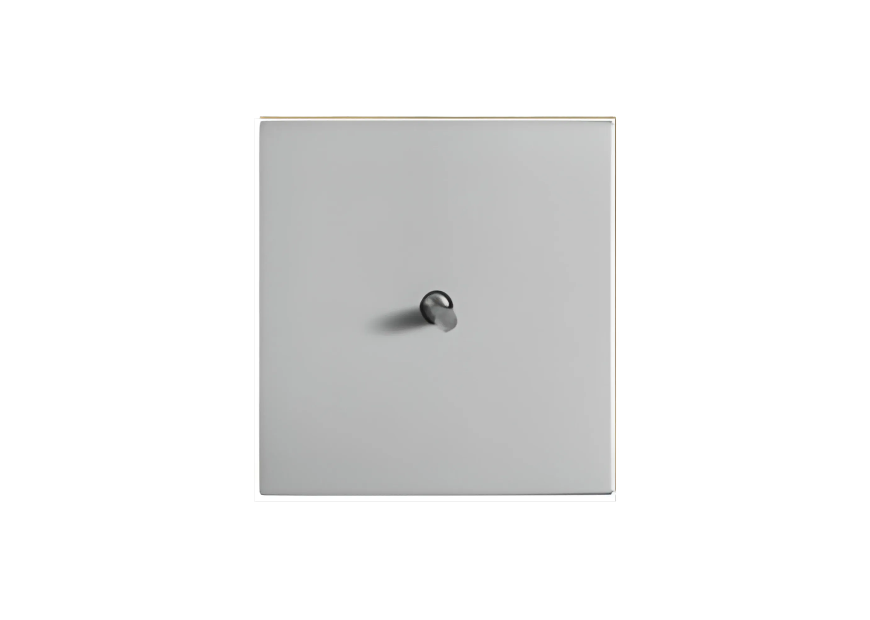 1 gang 2 way switch, 250V, High-end Metal panel/Copper toggle