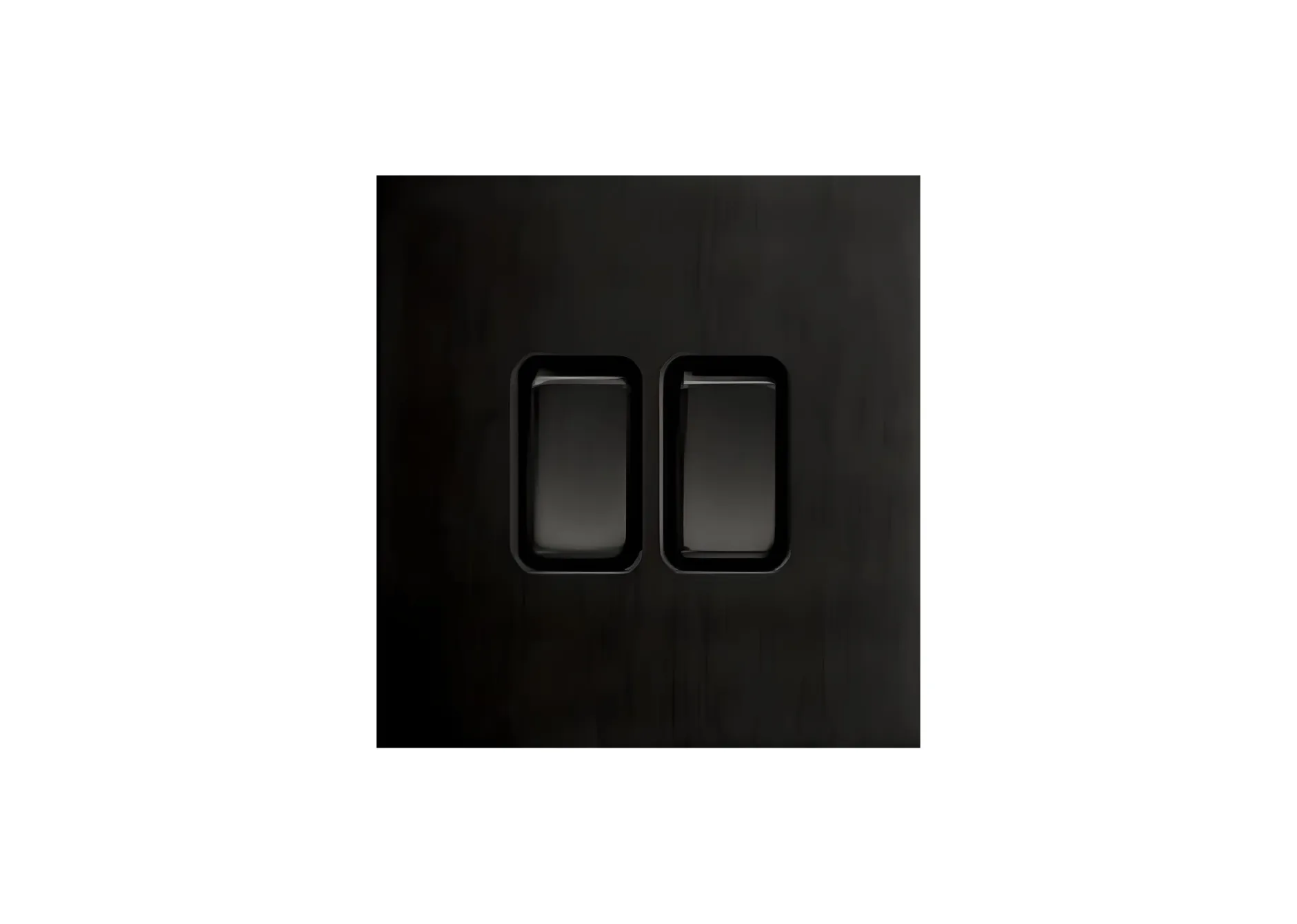 2 gang 2 way switch(86), 250V, High-end Metal panel/Copper toggle