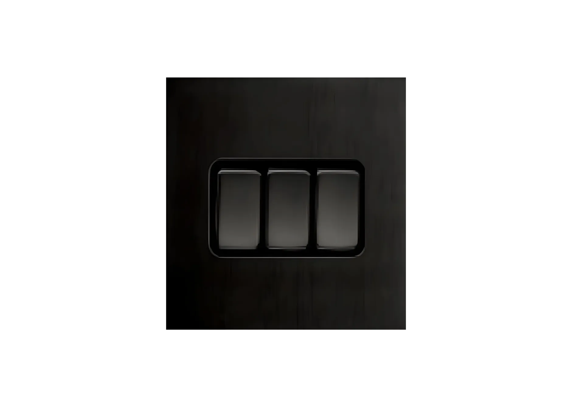 3 gang 2 way switch(86), 250V, High-end Metal panel/Copper toggle