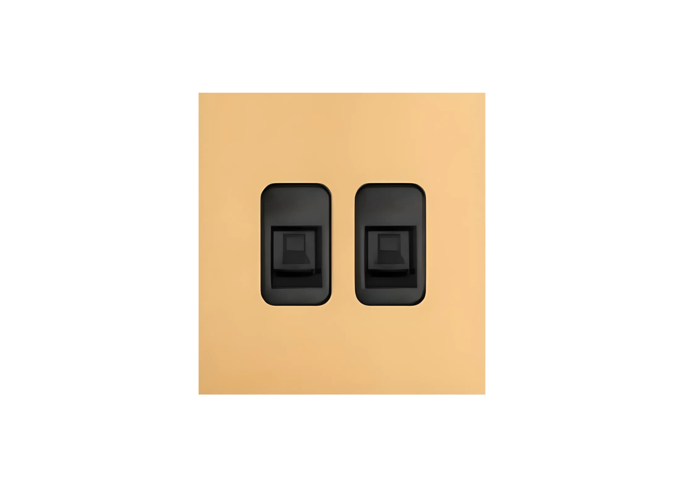 Double Computer socket (86), High-end Metal panel