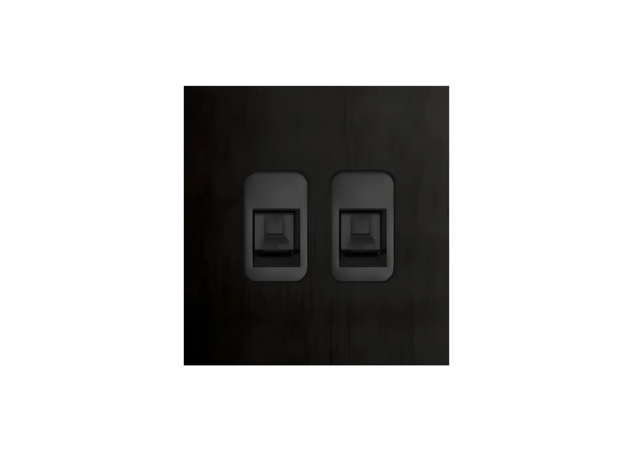 Double Computer socket (86), High-end Metal panel
