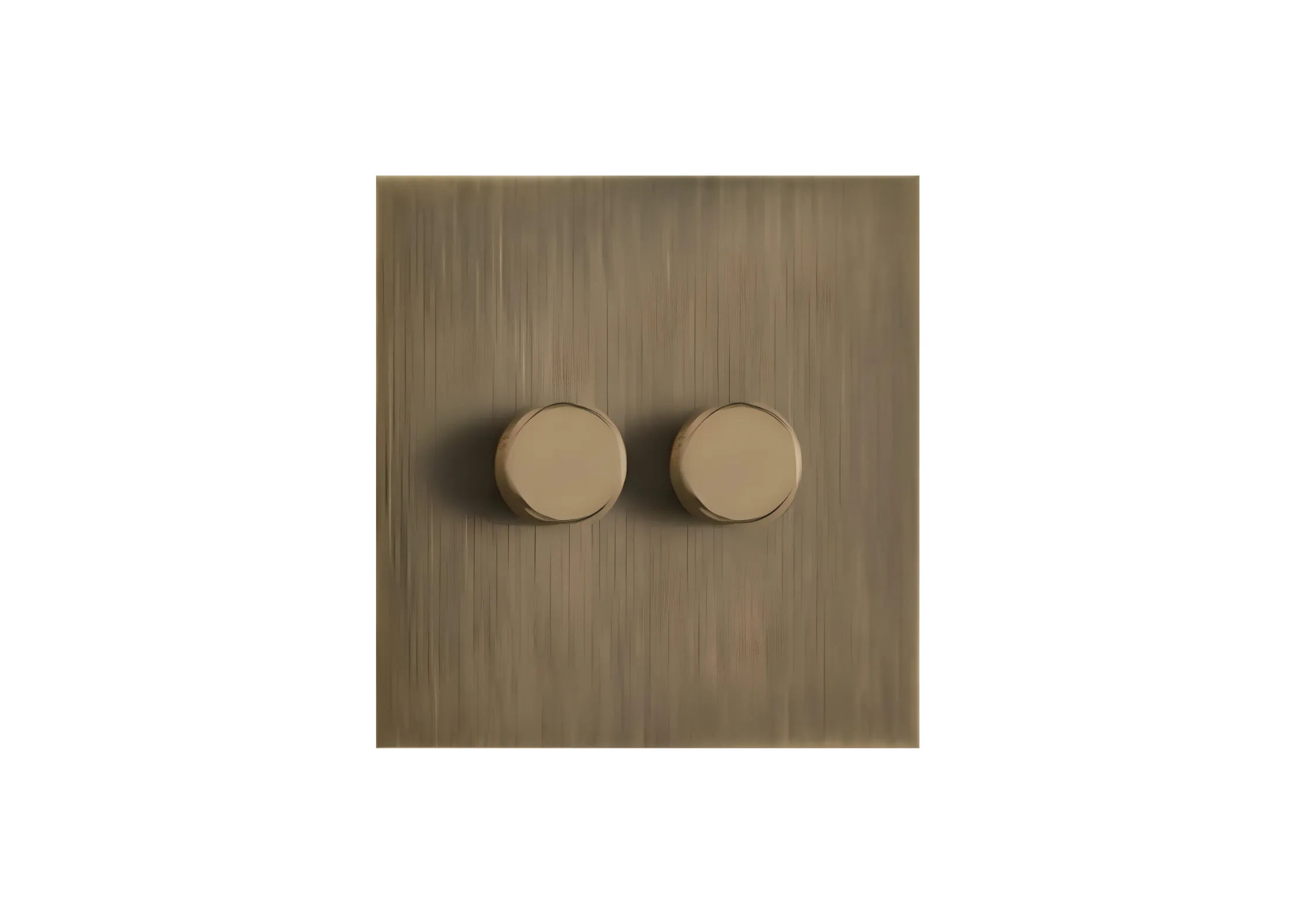 Double Fan speed controller/Light dimmer(86), High-end Metal panel/Copper Knob
