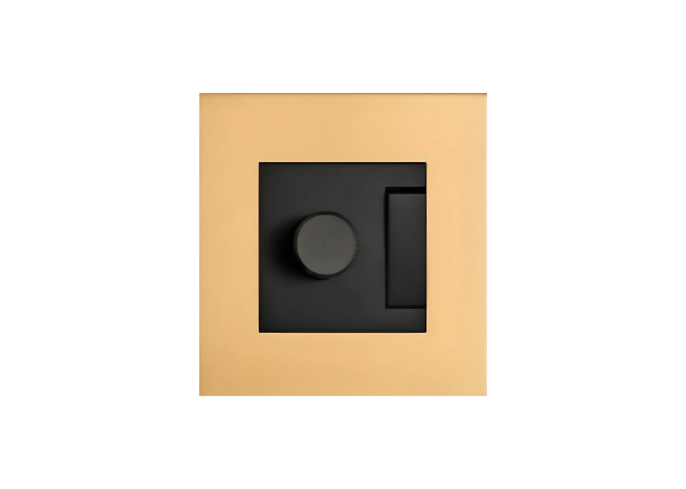 1 gang+Dimmer switch (86), premium metal panel